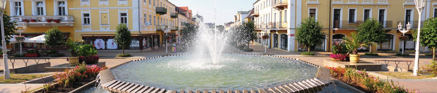 Brunnen auf der Kurpromenade in Franzensbad © Kletr-fotolia.com
